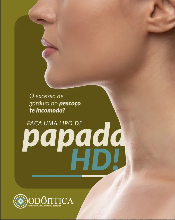 Publicação da Odôntica sobre lipo de papada HD